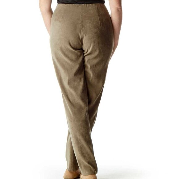 Sigrid Olsen Brown High Waisted Straight Leg Pants - Picture 2 of 3